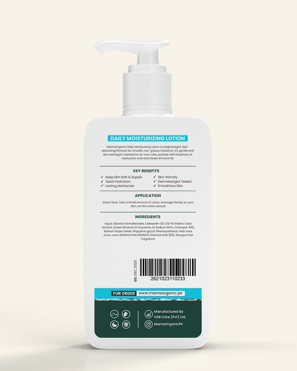 Daily Moisturizing Lotion 230ml in Pakistan
