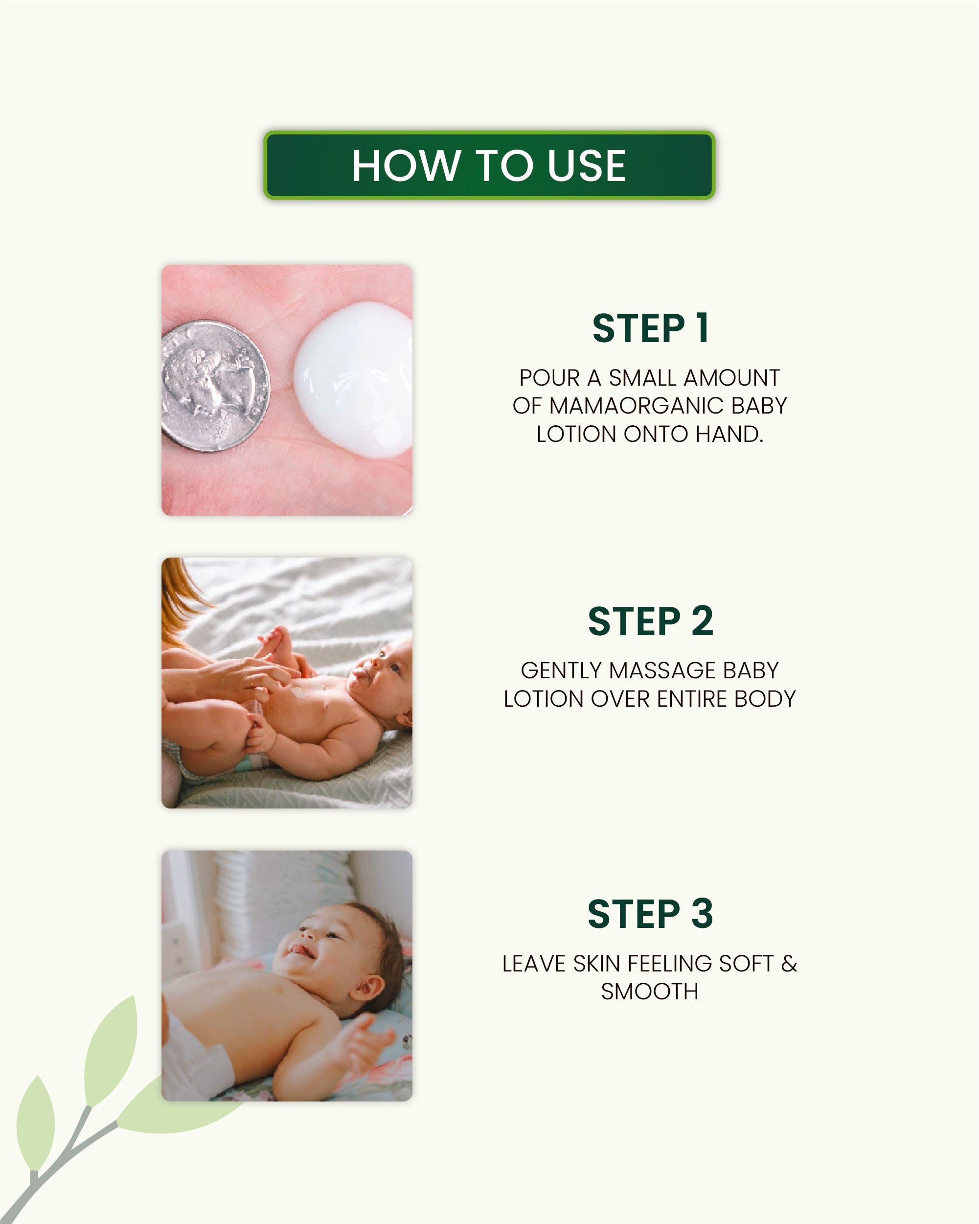 How to Use Baby Lotion
