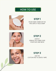 Rose Face Toner Pores Tightening & Refreshing Toner with Vitamin E & Rose Water - Natural & Toxin-Free - 80ml - MamaOrganic