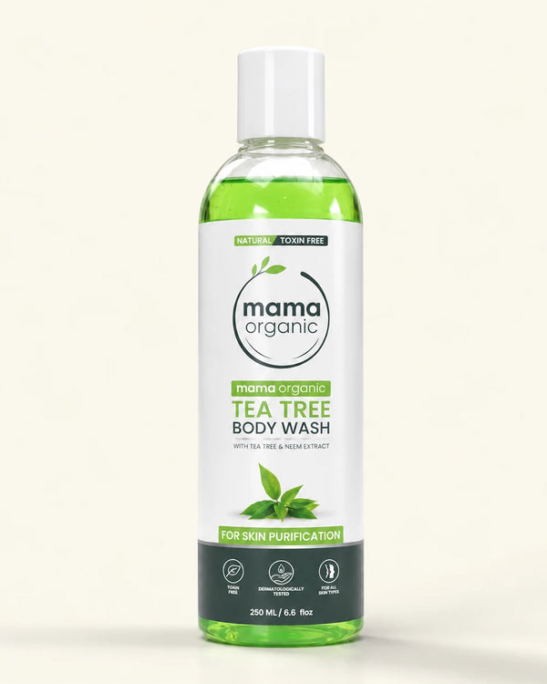Tea Tree Body Wash 250ml for Purifying Skin with Tea Tree, Neem, Aloe Vera and Niacinamide