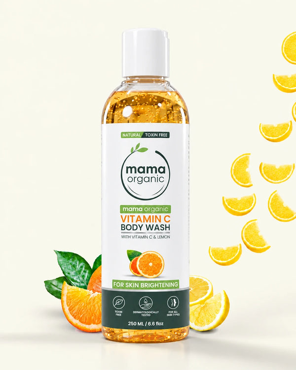 Vitamin C Body Wash 250ml for Bright Skin with Vitamin C, Lemon, Aloe Vera and Niacinamide