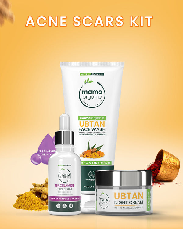 Acne Scars Kit | Face Wash 100ml + Serum 30ml + Cream 50g