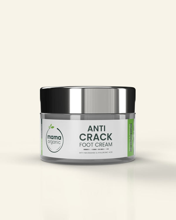 Anti Crack Foot Cream - 50ml for Soothes, Cracked & Chafed Skin with Niacinamide & Hyaluronic Acid