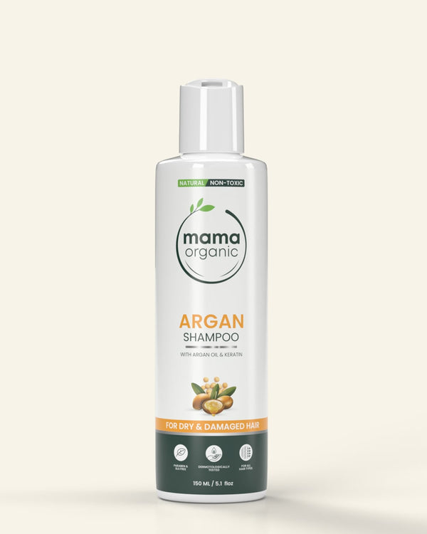 Argan Hair Shampoo - 150ml For Dry And Damaged Hair With Argan Oil & Keratin