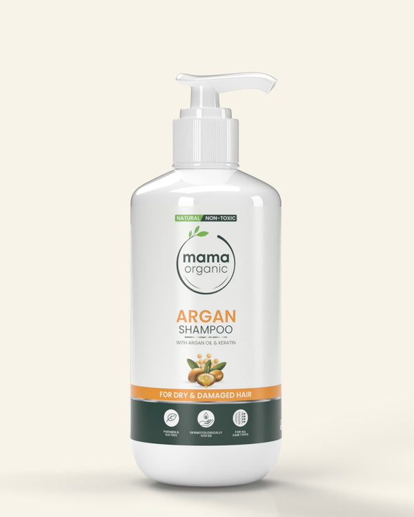 Argan Hair Shampoo - 250ml For Dry And Damaged Hair With Argan Oil & Keratin