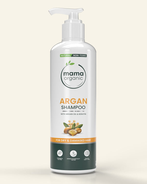 Argan Hair Shampoo - 450ml For Dry And Damaged Hair With Argan Oil & Keratin