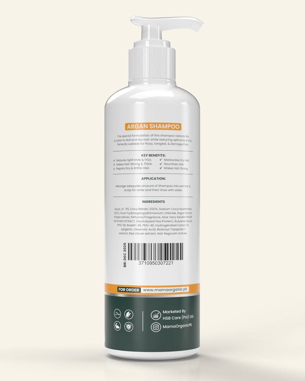 Argan Hair Shampoo 450ml in Pakistan