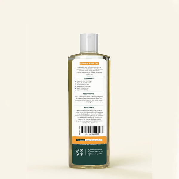 Argan Hair Oil - 100ml For Damage Repair & Hair Growth with Argan & Coconut Oil