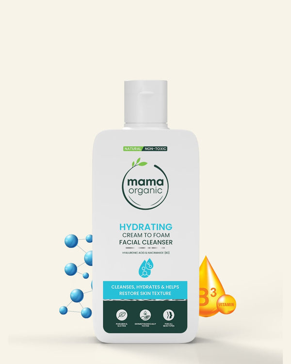 Hydrating Cream to Foam Facial Cleanser - 80ml For Hydrates & Helps Restore Skin Texture