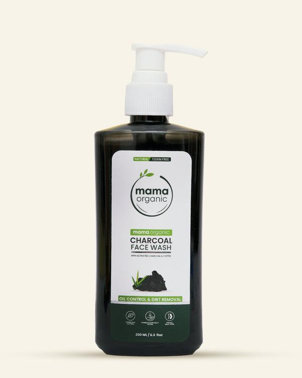 Charcoal Face Wash - 200ml For Oil Control & Deep Cleansing With Activated Charcoal & Coffee