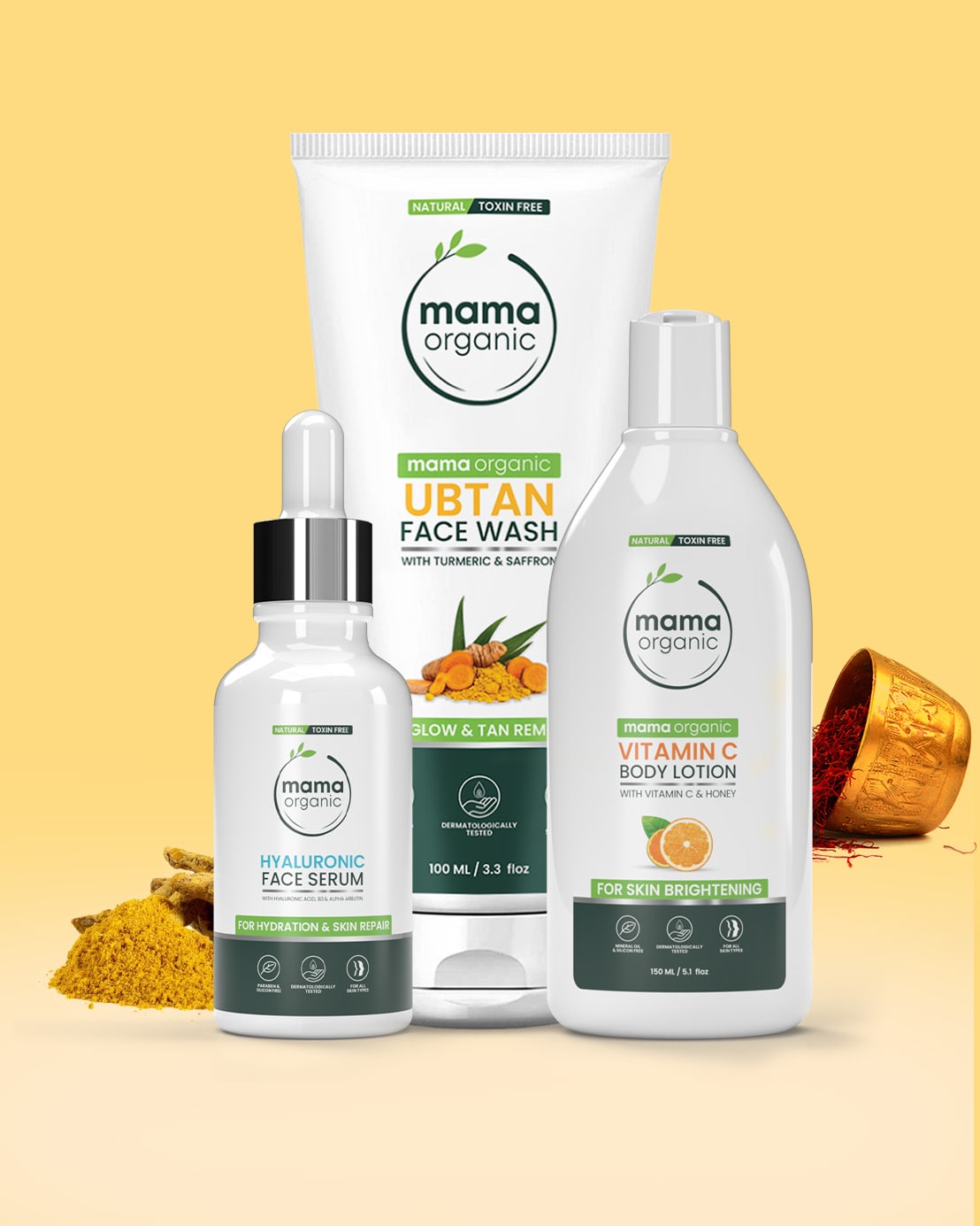 Dull & Dryness Skin Kit | Face Wash 100ml + Serum 30ml + Body Lotion 150ml