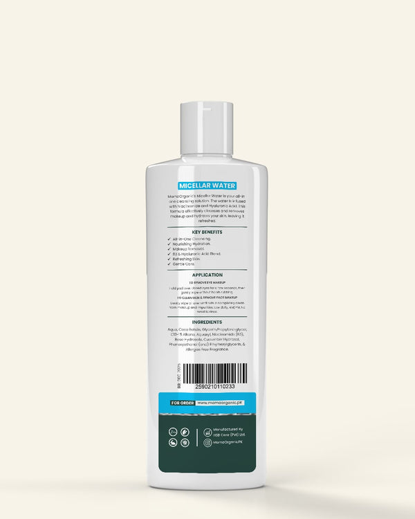 Micellar Water - 100ml For Removes Mackup Cleanses With Niacinamide