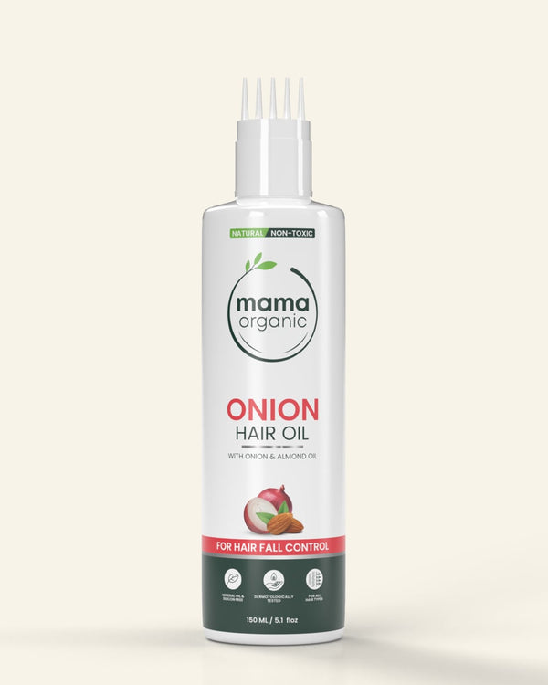 Onion Hair Oil For Hair Fall Control With Onion & Almond Oil