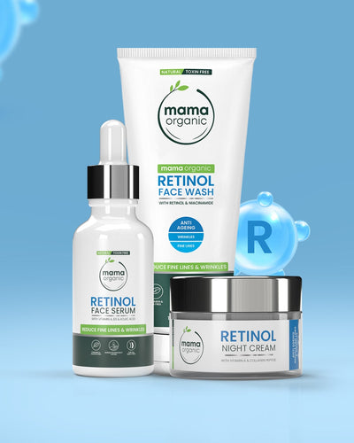 Retinol Anti Aging Kit | Face Wash 100ml + Serum 30ml + Cream 50g
