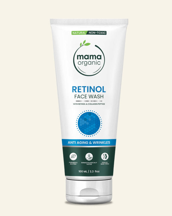 Retinol Face Wash - 100ml For Anti Aging, Reduce Fine Lines & Wrinkles With Retinol & Niacinamide
