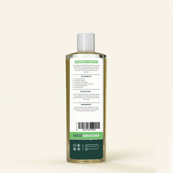 Rosemary Oil - 100ml for Long & Healthy Hair - Natural & Non Toxic