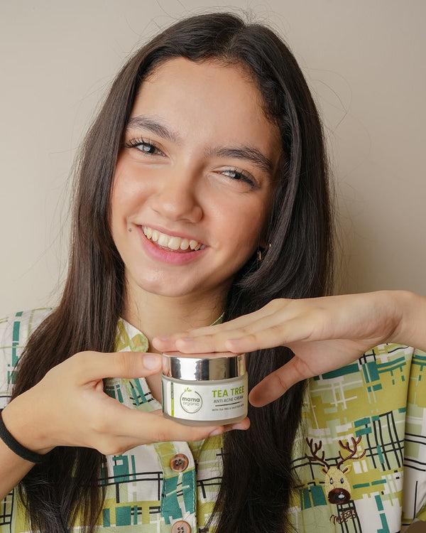 Tea Tree Anti Acne Cream - 50g for Control Acne & Pimples with Tea Tree & Salicylic Acid