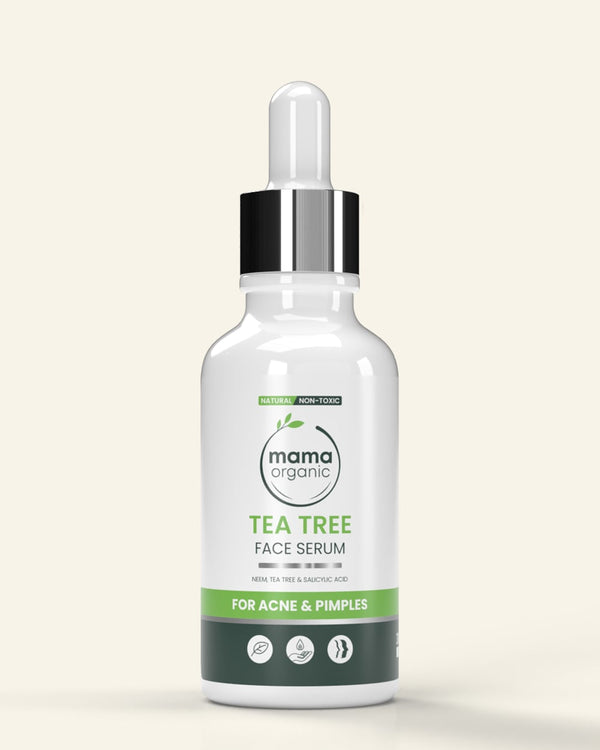 Tea Tree Face Serum - 30ml For Acne & Pimples With Neem, Tea Tree & Salicylic Acid