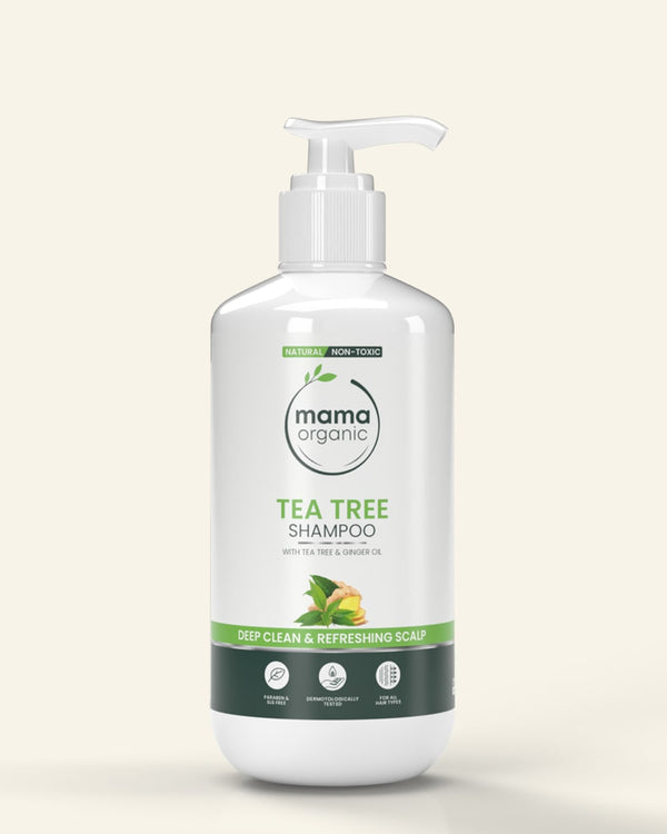 Tea Tree Shampoo - 250ml Deep Clean & Refresh Scalp With Tea Tree & Ginger Oil
