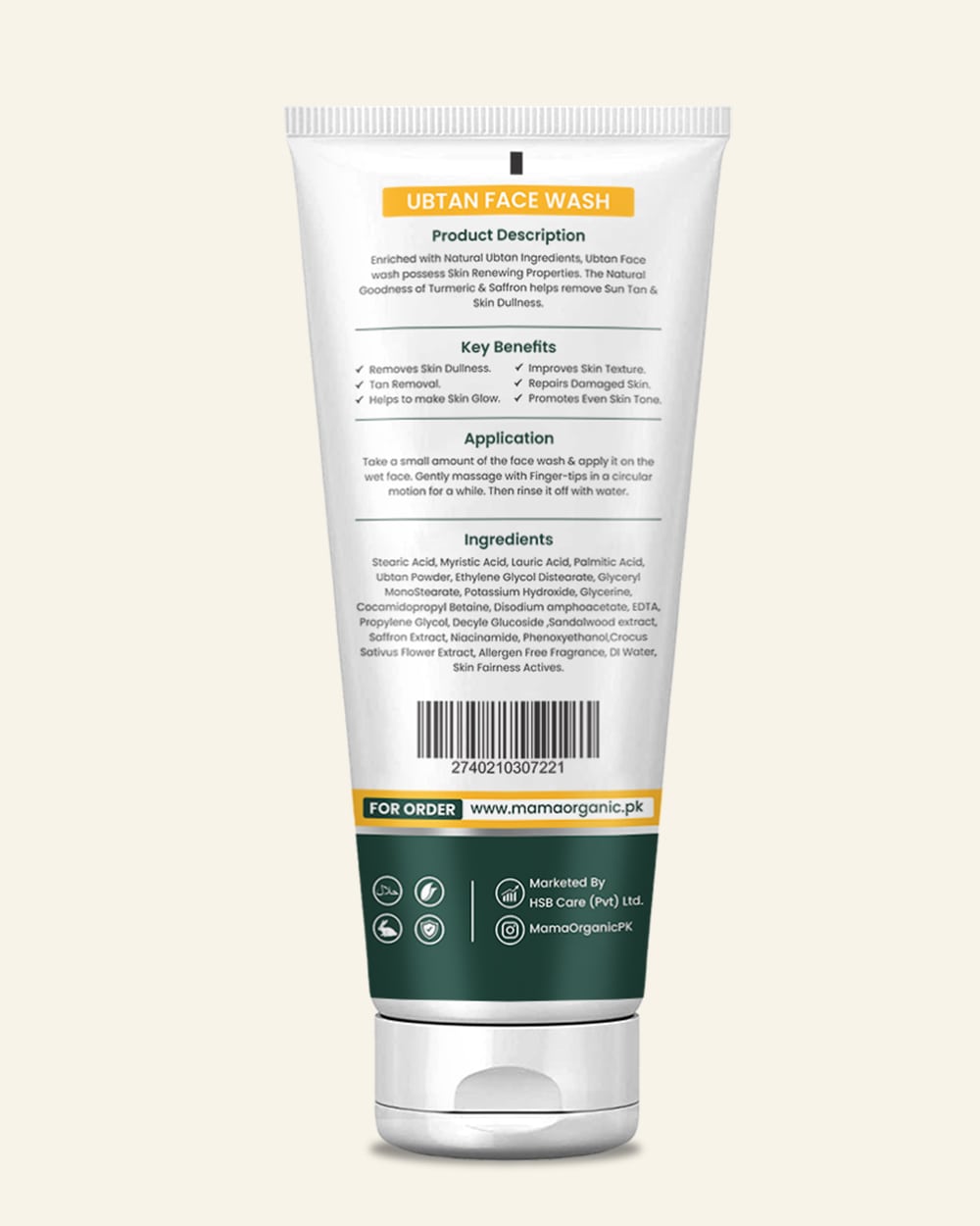 Ubtan Face Wash 100ml in Pakistan