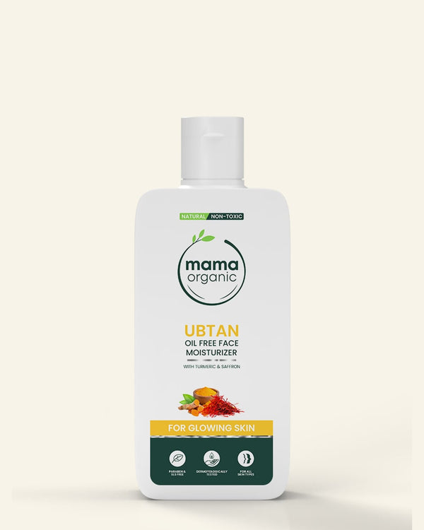 Ubtan Oil Free Face Moisturizer - 80ml For Deep Moisturizing and Glowing SKin With Turmeric & Saffron