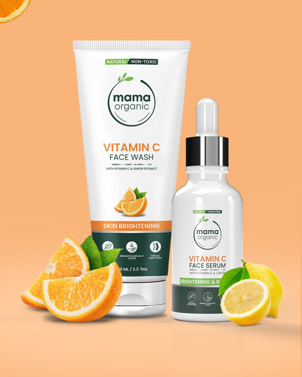 Vitamin C Skin Brightening Bundle | Face Wash 100ml + Face Serum 30ml