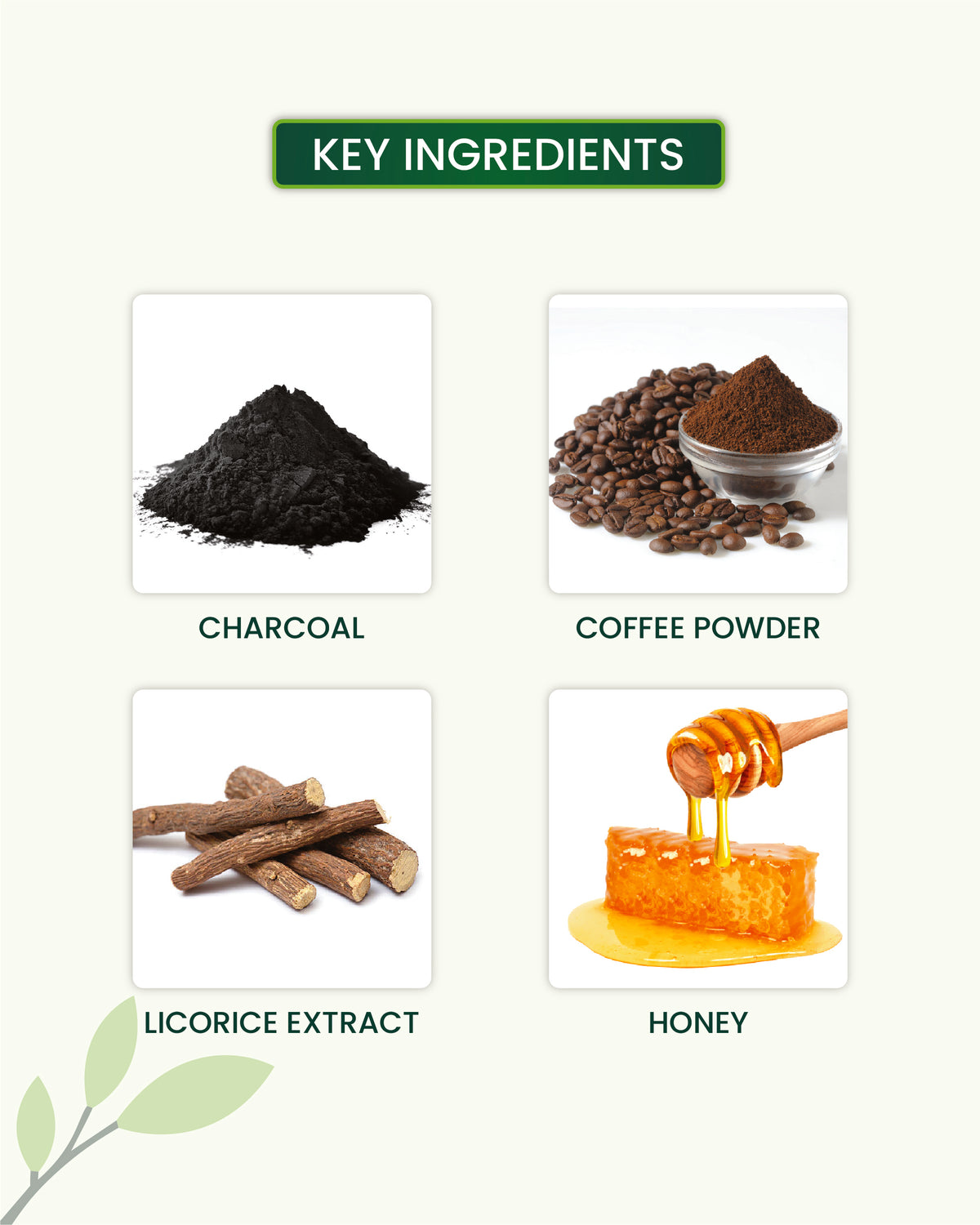 Activated Charcoal Body Wash Key Ingredients