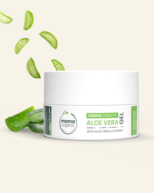 Aloe Vera Gel - 100g For All Skin & Hair Types with Aloe Vera & Vitamin E