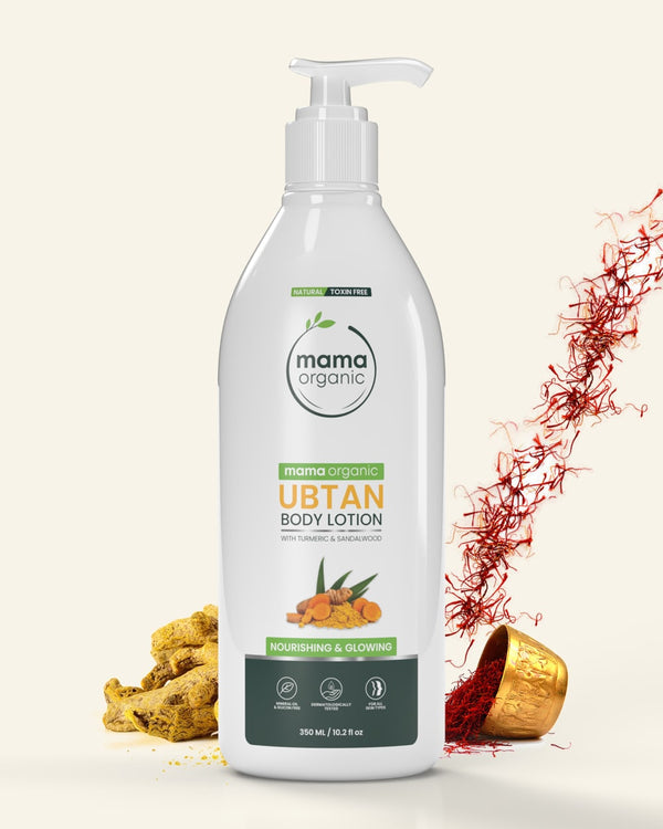Ubtan Body Lotion - 350ml For Glowing Skin With Turmeric & Sandalwood