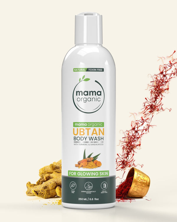 Ubtan Body Wash - 250ml For Glowing Skin with Turmeric & Sundalwood