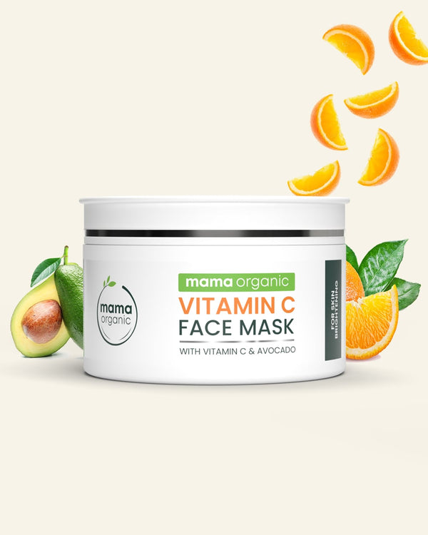 Vitamin C Face Mask - 100g For Skin Bright with Vitamin C & Avocado