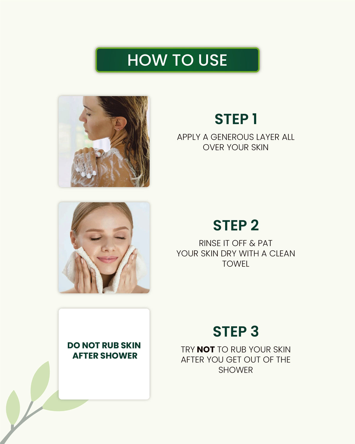 How to Use VItamin C Body Wash
