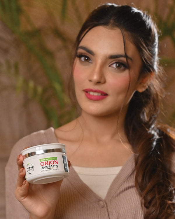 Onion Hair Mask - 100g For Hair Fall Control With Coconut & Aloe Vera