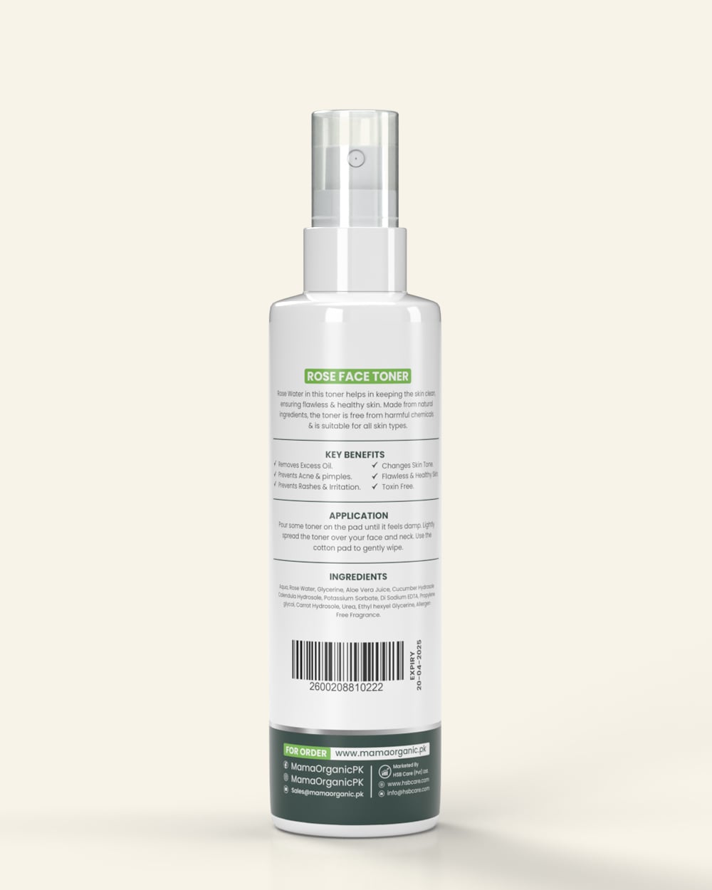 Rose Face Toner in Pakistan