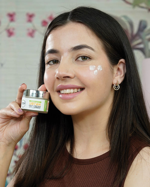 Ubtan Day Cream - 50g For Instant Glow with Turmeric & Saffron