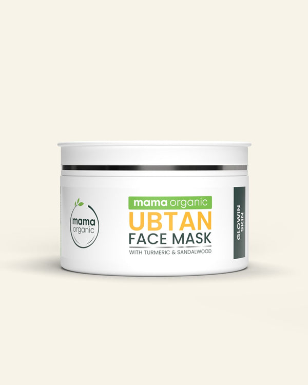 Ubtan Face Mask - 100g For Glowing Skin with Turmeric & Sandalwood - Natural & Toxin Free