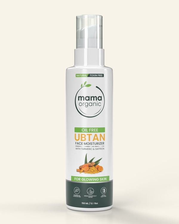 Ubtan Oil Free Face Moisturizer - 150ml For Deep Moisturizing and Glowing SKin With Turmeric & Saffron
