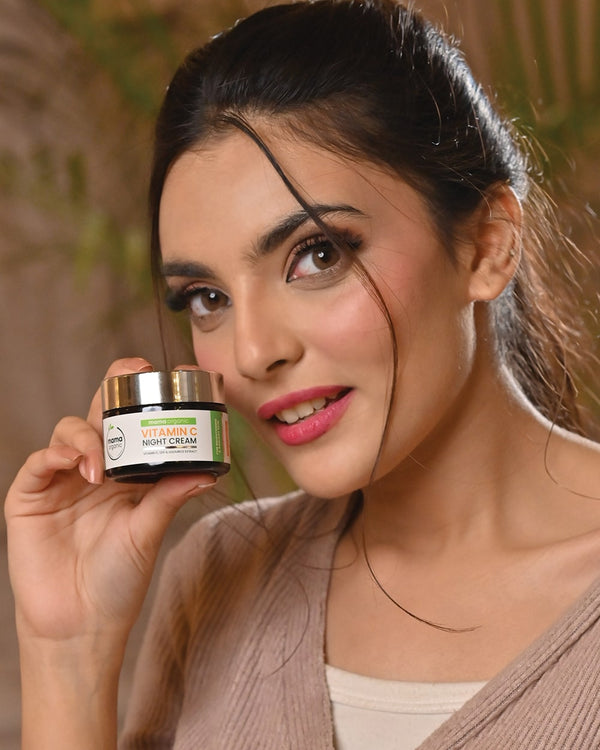 Vitamin C Night Cream - 50g For Bright & Radiant Skin With Vitamin C, Q10 & Liquorice Extract